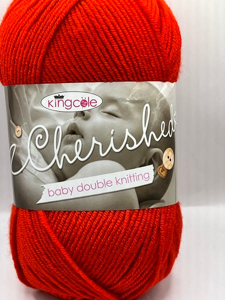 King Cole Cherished Dk Baby Yarn 100g - Red 1422