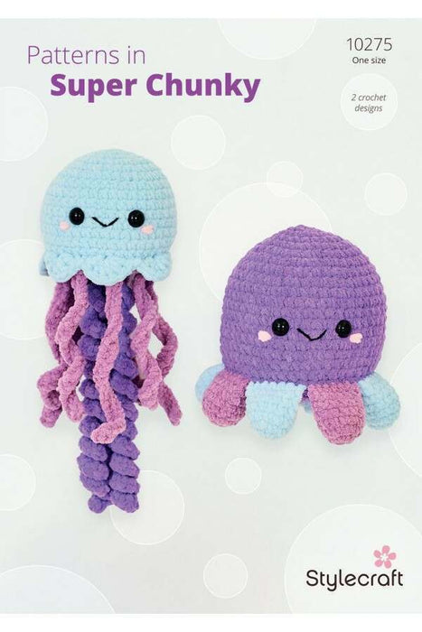 Crochet Pattern Octopus and Jellyfish in Stylecraft Soft & Cosy 10275