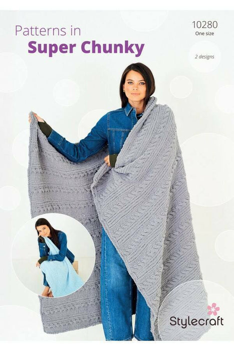 Knitting Pattern Blankets in Stylecraft Soft & Cosy 10280