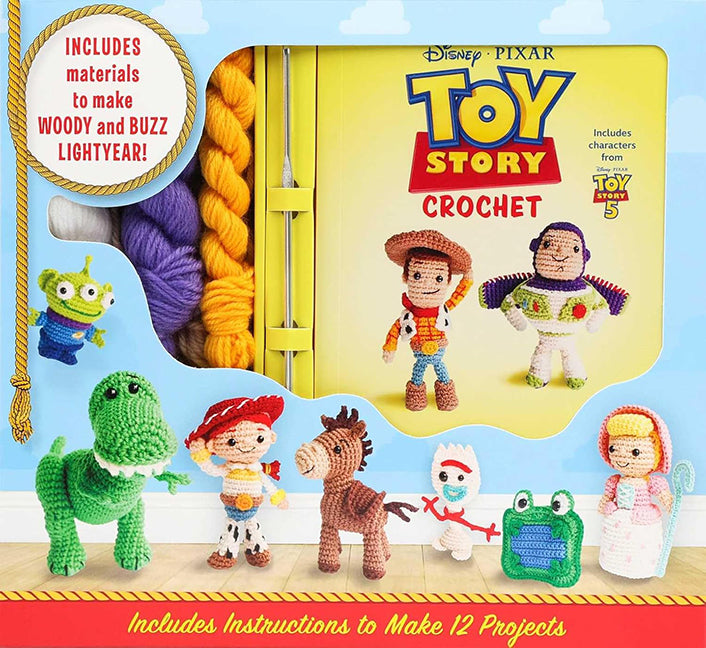 Toy Story Crochet Kit (Hardback Book, Yarn and Hook) - SP