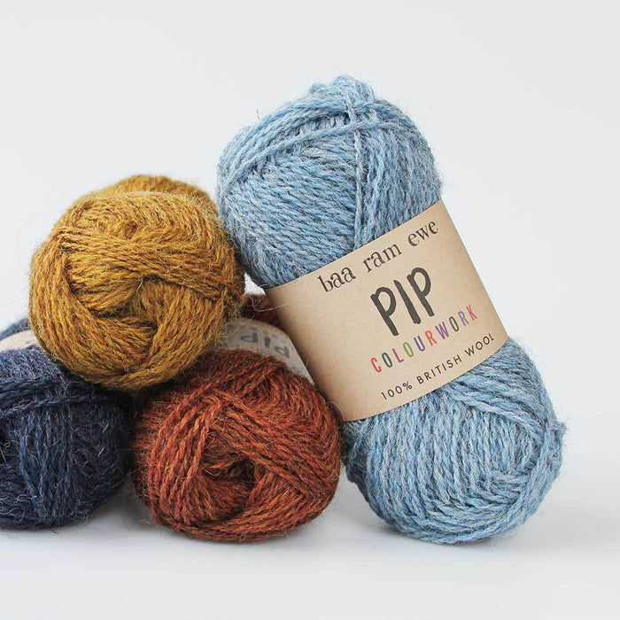 Baa Ram Ewe Pip Colourwork 4 Ply Yarn - Various Shades