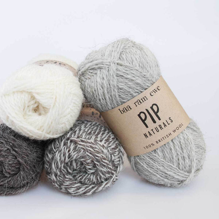 Baa Ram Ewe Pip Naturals 4 Ply Yarn - Various options