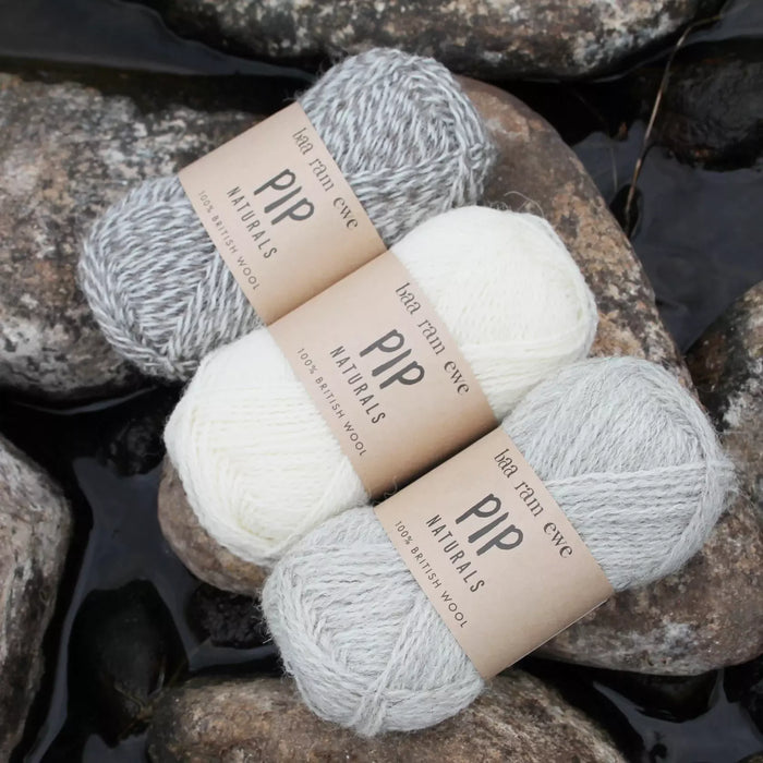 Baa Ram Ewe Pip Naturals 4 Ply Yarn - Various options