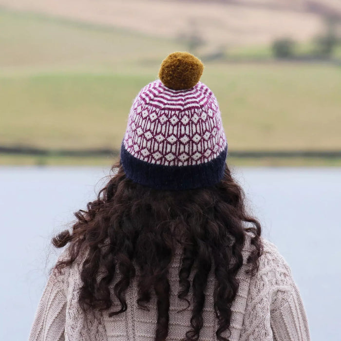 Knitting Pattern Brooklime Hat in Baa Ram Ewe Pip 4 Ply