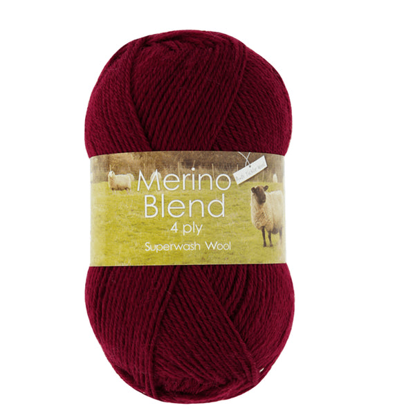King Cole Merino Blend 4 Ply Yarn 50g - All Shades