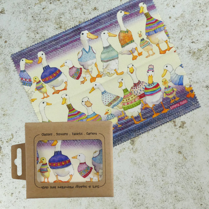 Emma Ball Dapper Ducks Lens Cloth LC20
