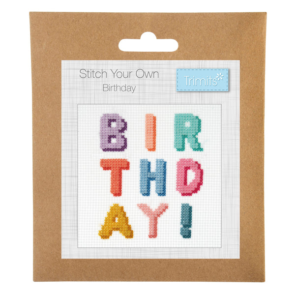 Trimits Cross Stitch Kit Birthday - GCS126