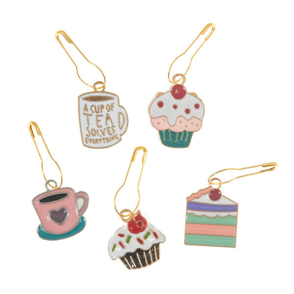 Milward Metal Charm Bulb Pin Stitch Markers Set of 5