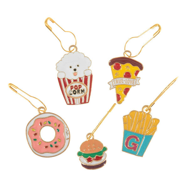 Milward Metal Charm Bulb Pin Stitch Markers Set of 5