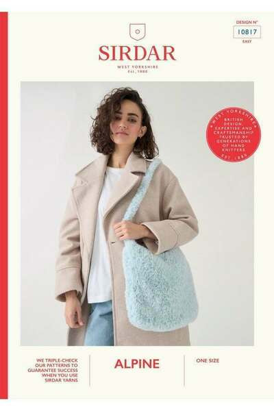 Knitting Pattern Booklet Bag in Sirdar Alpine Super Chunky 10817