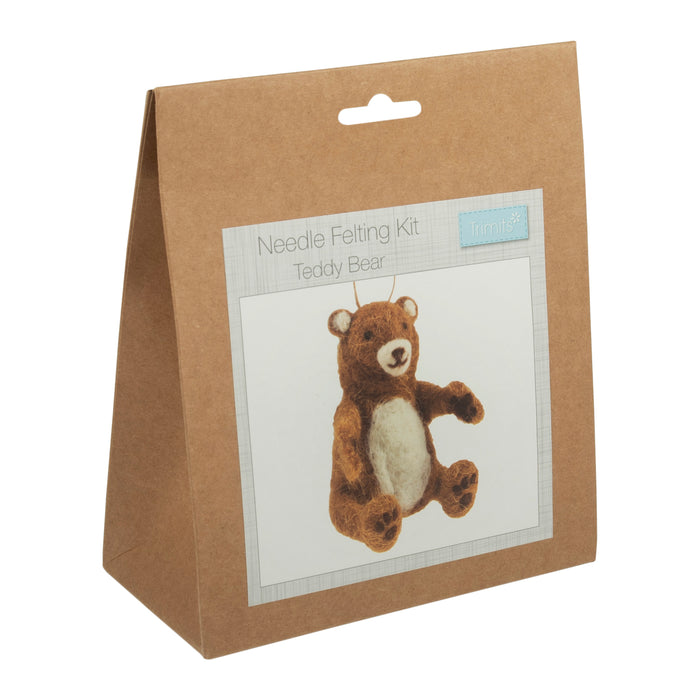 Trimits Needle Felting Kit Teddy Bear - TCK022