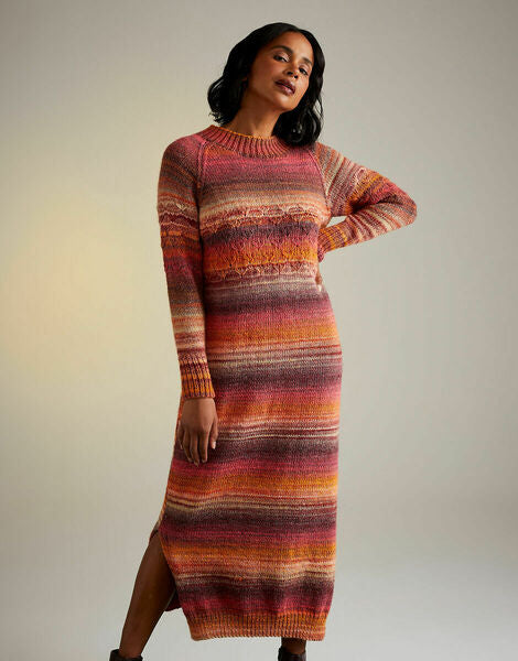 Knitting Pattern Tall Poppies Dress - Sirdar Jewelspun Aran - 10712 Material Needs Knitting Pattern Tall Poppies Dress - Sirdar Jewelspun Aran - 10712 Material Needs