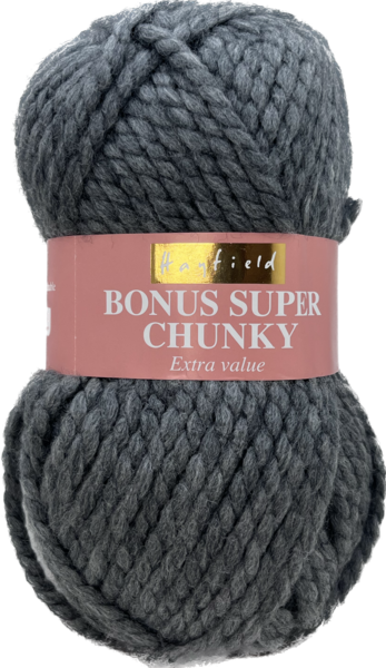 Hayfield Bonus Super Chunky Yarn 100g - Dark Grey Mix 0790