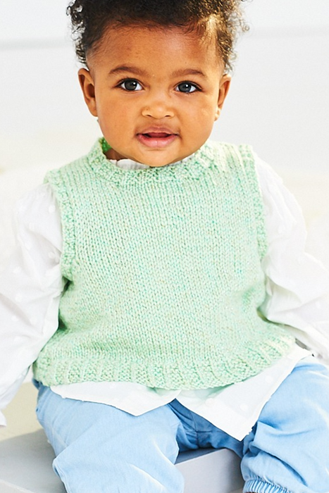 Knitting Patterns Baby Tank Tops Stylecraft Baby Sparkle DK - 9998