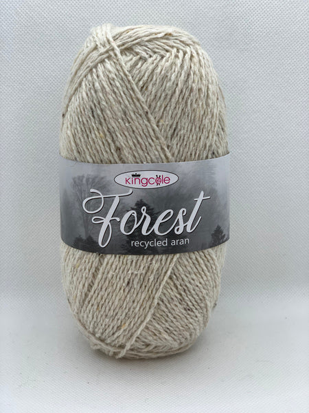 King Cole Forest Recycled Aran Yarn 100g - Hartwood Forest 1914 Mhd