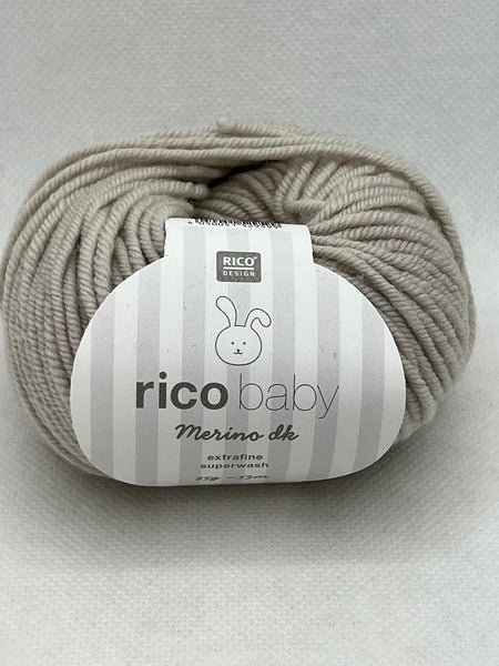 Rico Baby Merino Extrafine Superwash DK Baby Yarn 25g - Beige 02 (Discontinued)