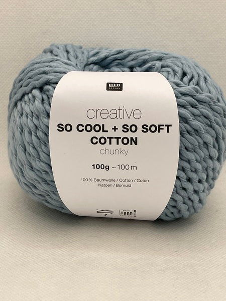 Rico Creative So Cool & So Soft Chunky Yarn 100g - Silver Grey 021