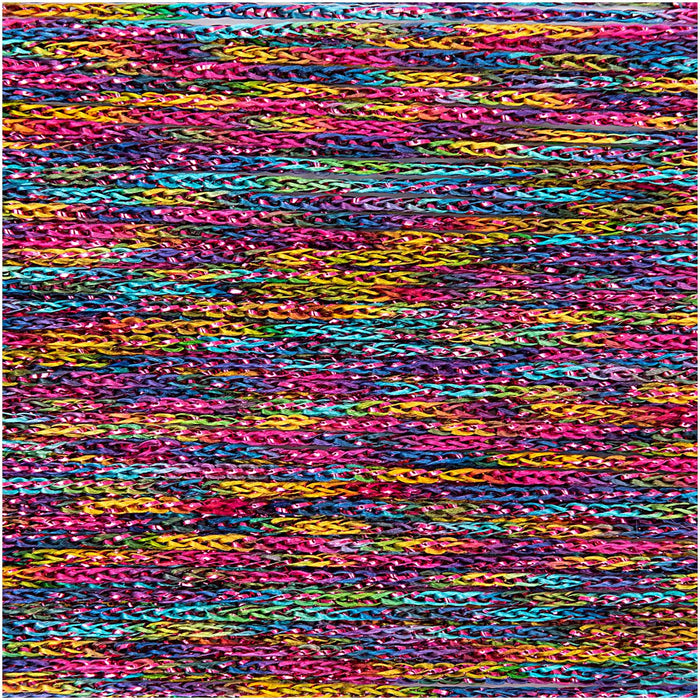 Rico Creative Make It Glitter Knit-In Thread 25g - Rainbow 004