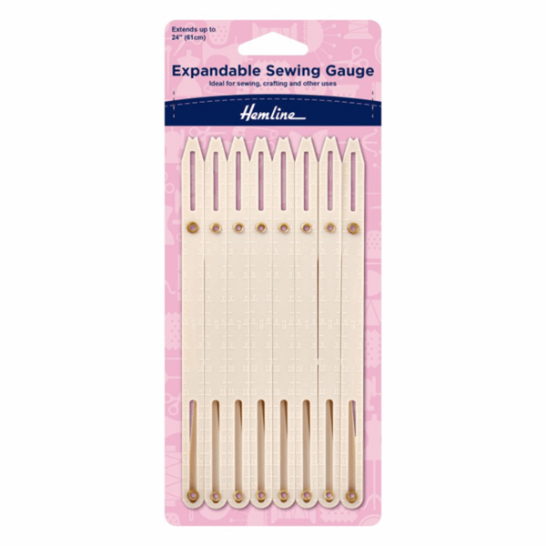 Hemline Expandable Sewing Gauge - H258.E