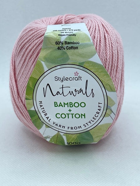 Stylecraft Naturals Bamboo + Cotton DK Yarn 100g - Blossom 7167