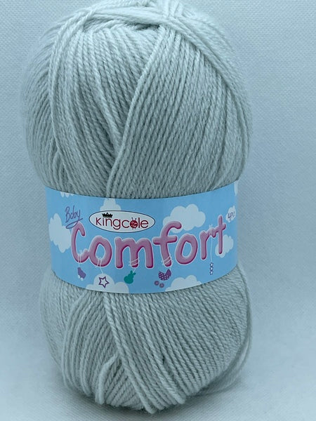 King Cole Comfort 4 Ply Baby Yarn 100g - Silver 3342