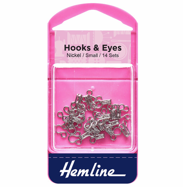 Hooks and Eyes Small Nickel -  H400.1