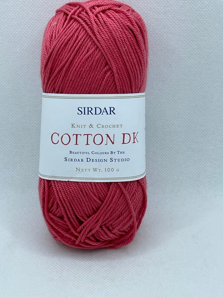 Sirdar Cotton DK Yarn 100g - Pomegranate 530 (Discontinued)