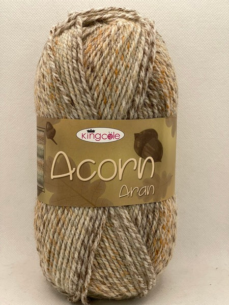 King Cole Acorn Aran Yarn 100g - Nut 4952