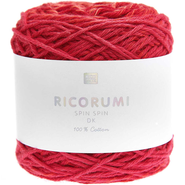 Rico Ricorumi Spin Spin DK Yarn 50g - Red 005