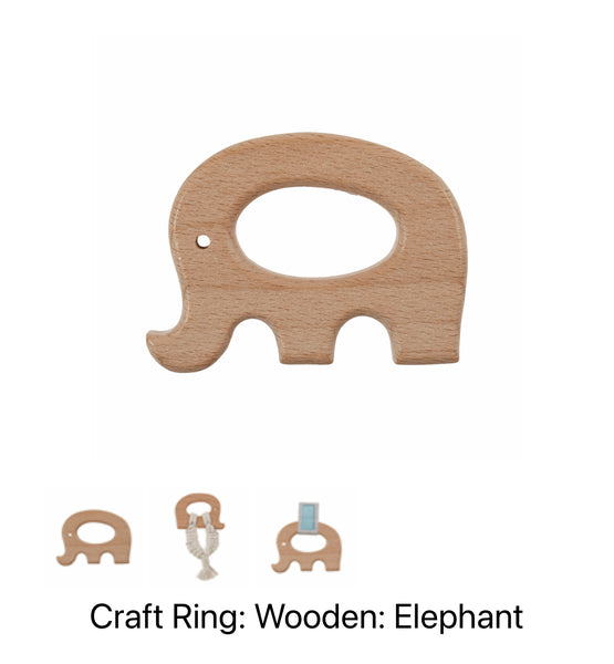 Trimits Birch Craft Ring Elephant - TRH26