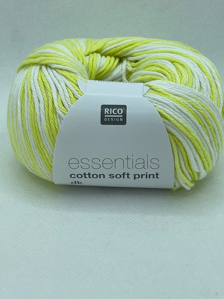 Rico Essentials Cotton Soft Print DK Yarn 50g - 009 (Discontinued)