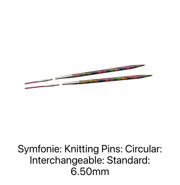 KnitPro Symfonie Circular Knitting Needles Interchangeable 6.50mm 20408