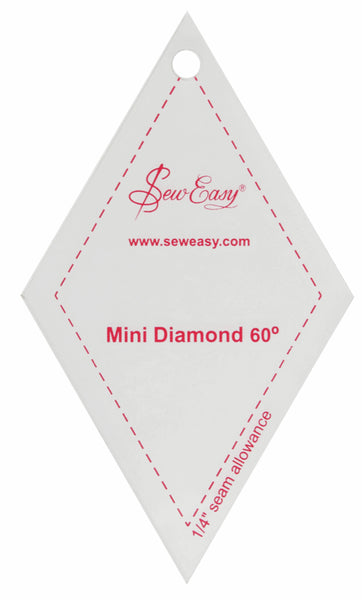 Template Mini - 60˚ Diamond - 2.9 x 2.5in