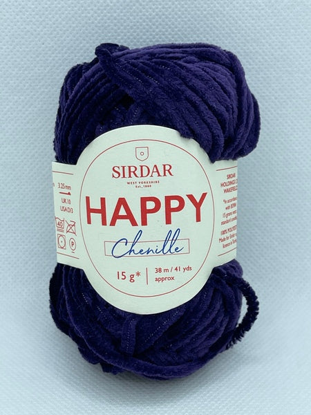 Sirdar Happy Chenille 4 Ply Yarn 15g - Queenie 0033