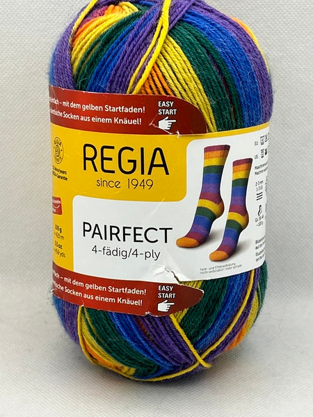 Regia Pairfect 4 Ply Yarn 100g - Rainbow 01735