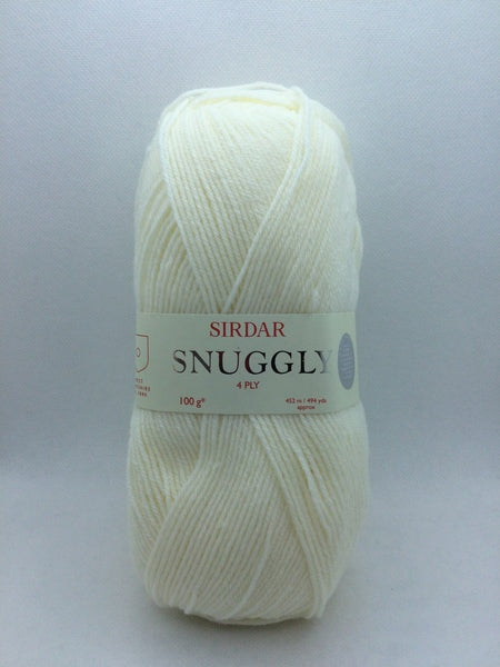 Sirdar Snuggly 4 Ply Baby Yarn 100g - Cream 0303