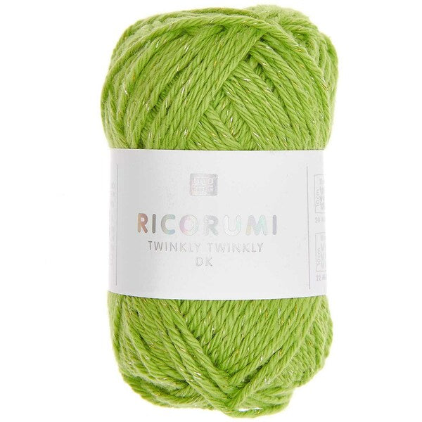 Rico Ricorumi Twinkly Twinkly DK Yarn 25g - Green 014