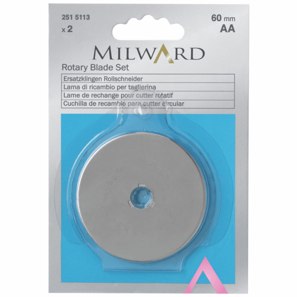 Milward Rotary Blade 60mm Pack of 2 - 2515113