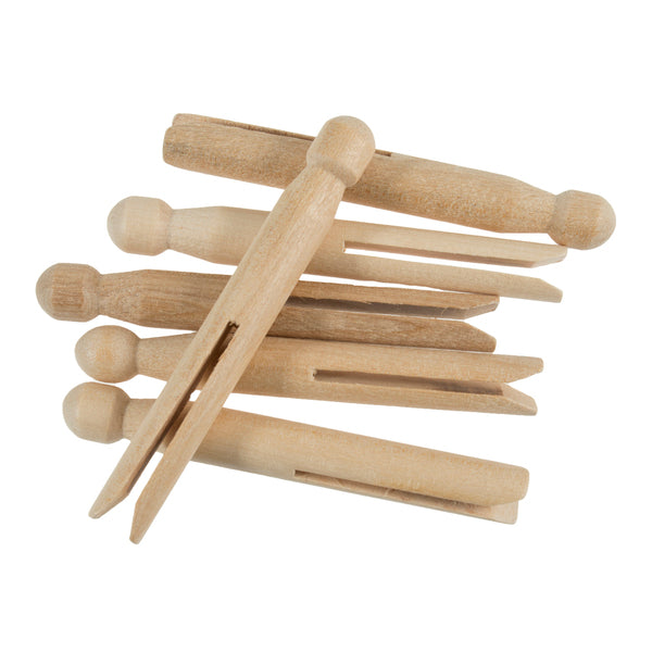 Trimits Natural Wooden Peg 14mmx110mm 6 Pegs - CF177