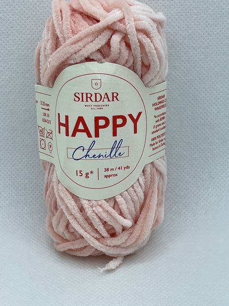 Sirdar Happy Chenille 4 Ply Yarn 15g - Cheeky 0015