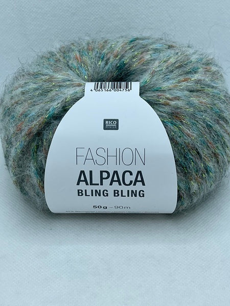 Rico Fashion Alpaca Bling Bling Chunky Yarn 50g - Mint 003