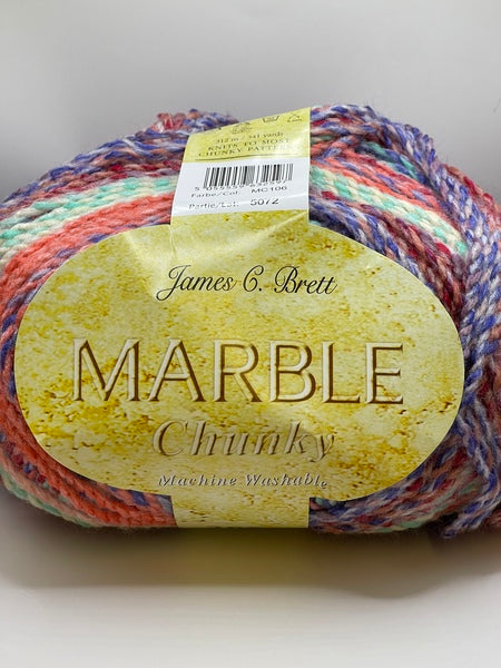 James C. Brett Marble Chunky Yarn 200g - MC106