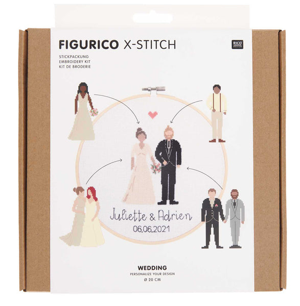 Rico Figurico - Wedding Cross Stitch Kit - 100117