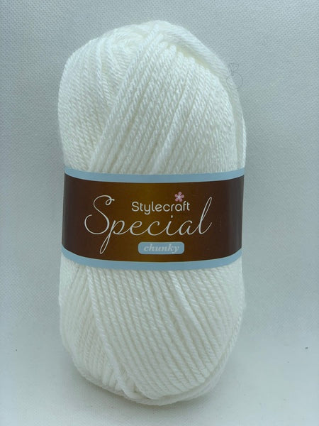 Stylecraft Special Chunky Yarn 100g - White 1001