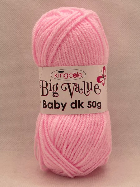 King Cole Big Value Baby DK Baby Yarn 50g - Petal 4062 Mhd