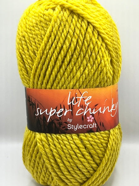 Stylecraft Life Super Chunky yarn 100g - Zesty 1597