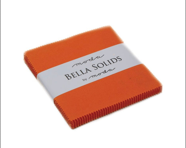 Moda Charm Pack - Bella Solids Orange - 9900PP-80