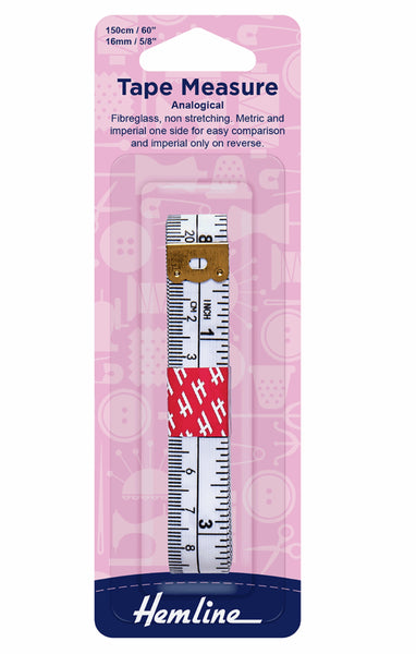 Hemline Tape Measure Analogical 150cm - H252