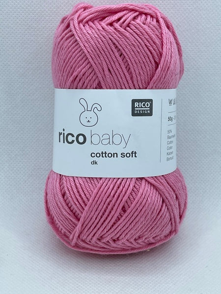 Rico Baby Cotton Soft DK Baby Yarn 50g - Flamingo 053 (Discontinued)