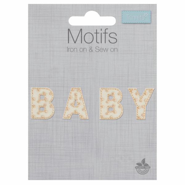 Motif - Yellow Baby Letters - CFM2\036A